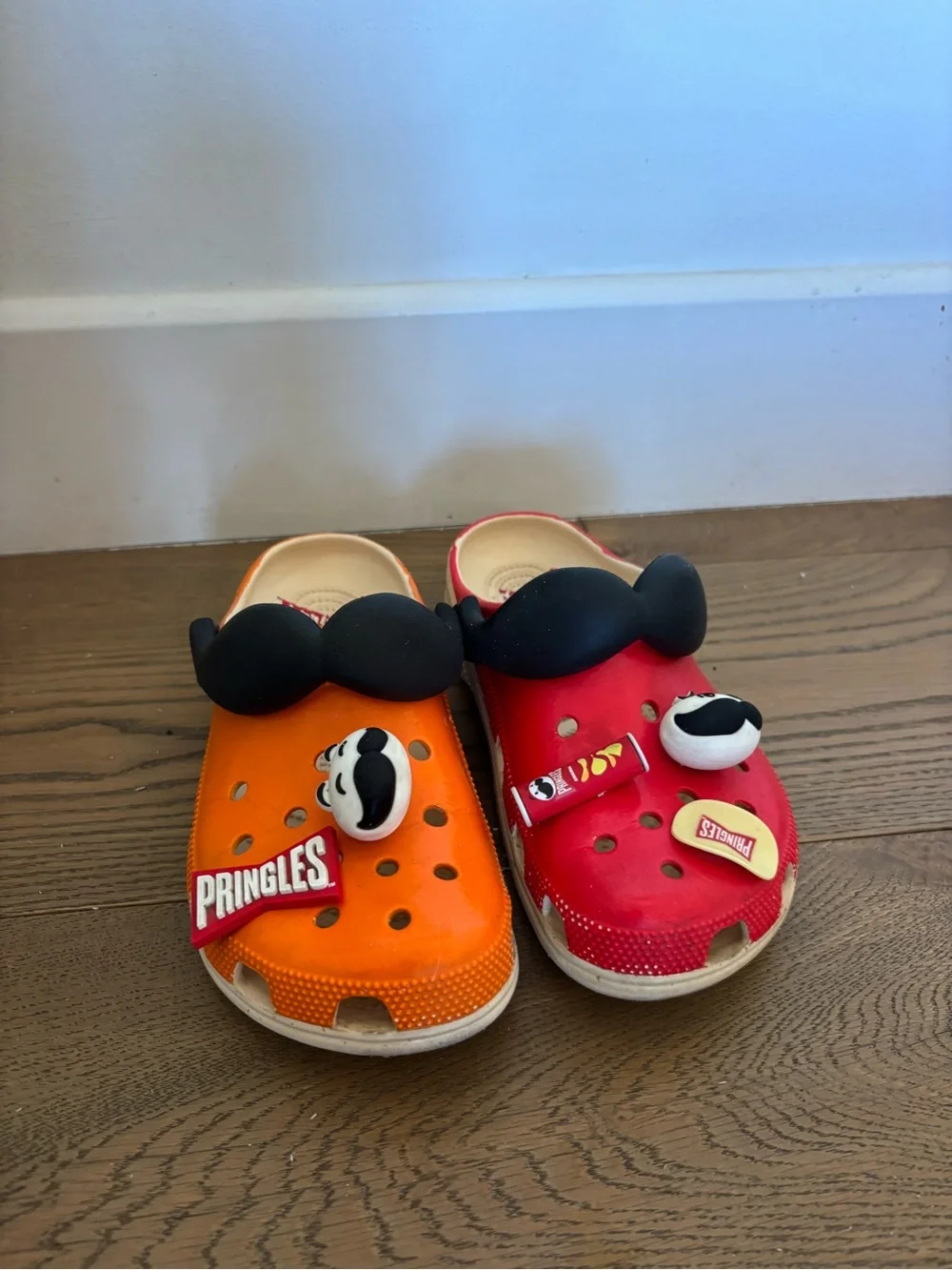 Pringle Orange and Red Novelty Sandals Limited Editions ( In Okay Condition)